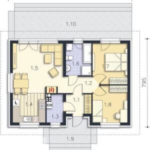 Butik Villa 102 Metrekare 7 102 mt plan