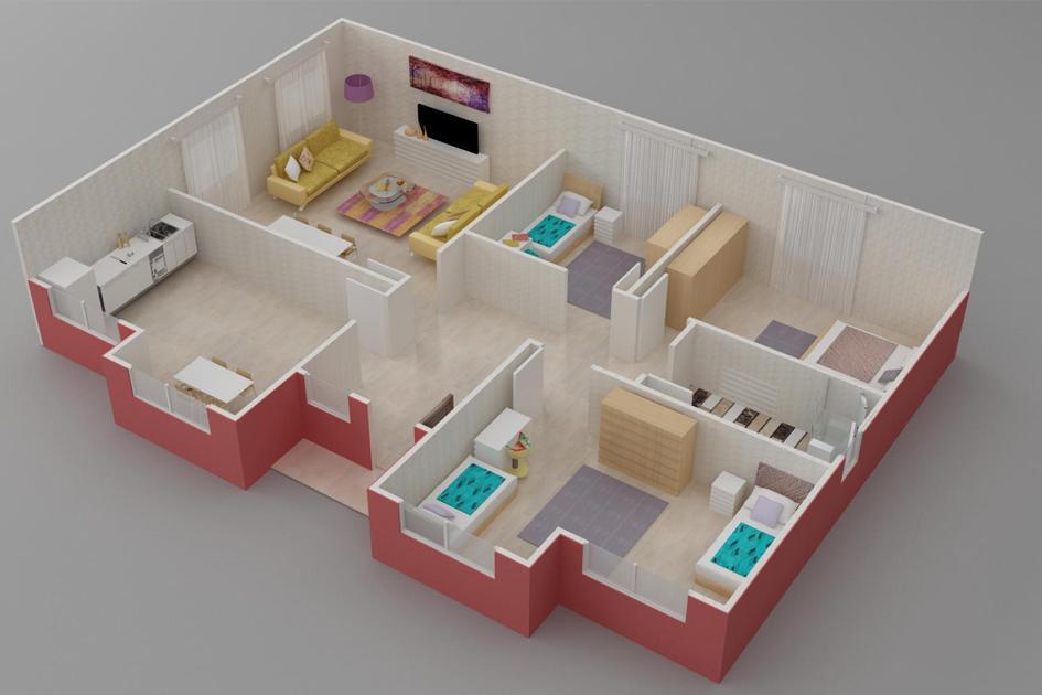 Kayseri Prefabrik 110 mt 2 Kayseri Prefabrik 110 mt - Görsel 2