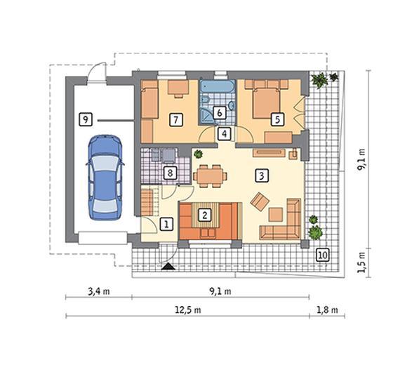 Butik Villa 110 Metrekare 2 Butik Villa 110 Metrekare - Görsel 2