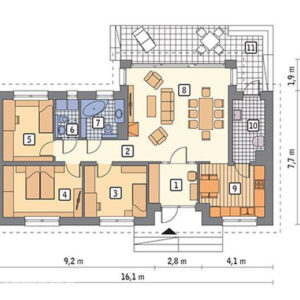 Butik Villa 118 Metrekare 11 118 mt ev plan