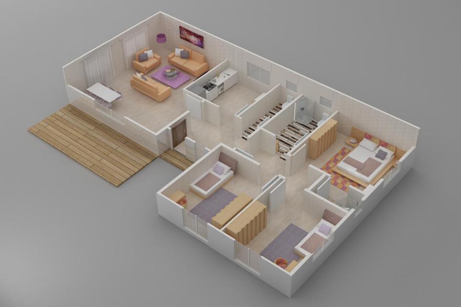 Kayseri Prefabrik 123 mt 3 Kayseri Prefabrik 123 mt - Görsel 3