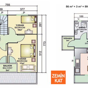 Alternative view of Kayseri Prefabrik 131 mt