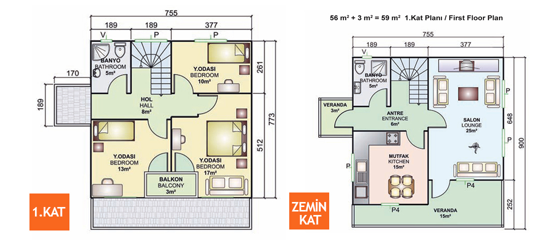 Kayseri Prefabrik 131 mt 2 Kayseri Prefabrik 131 mt - Görsel 2