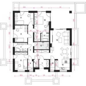 Alternative view of Kayseri Çelik ev 136 mt