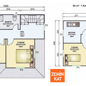 Alternative view of Kayseri Prefabrik 141 mt