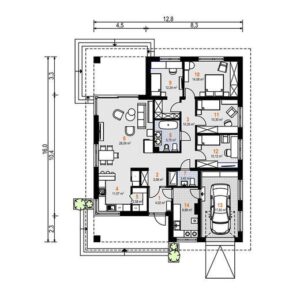 Alternative view of Kayseri Çelik Ev 143 mt