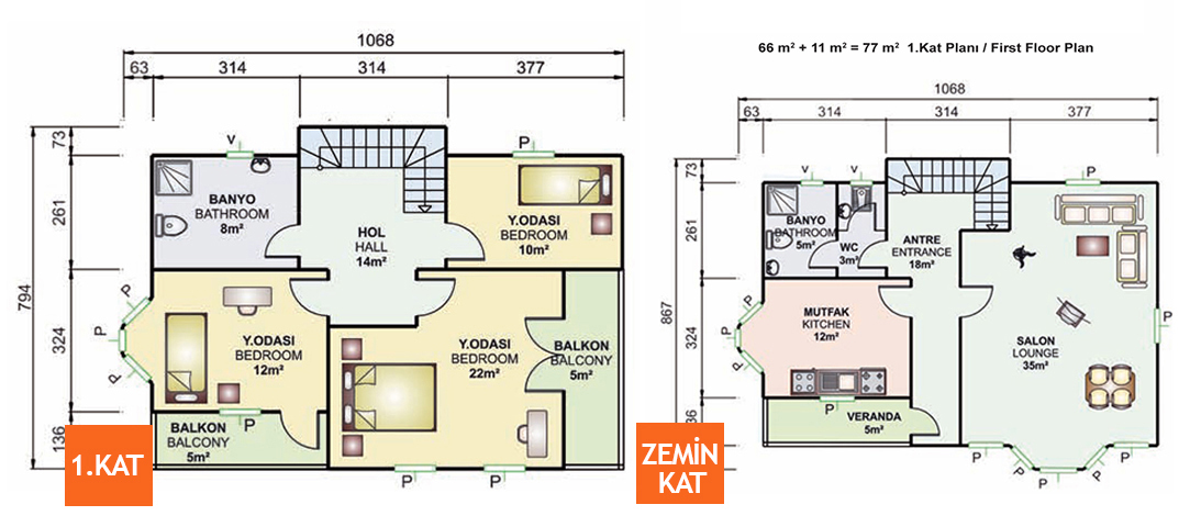 Kayseri Prefabrik 155 mt 2 Kayseri Prefabrik 155 mt - Görsel 2