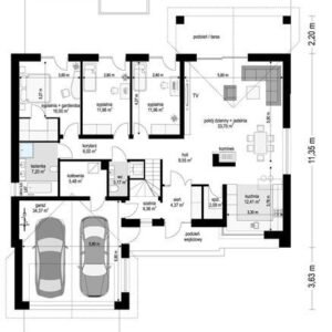 163 mt celik ev plan