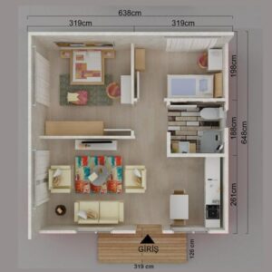 Alternative view of Kayseri Prefabrik 45 mt