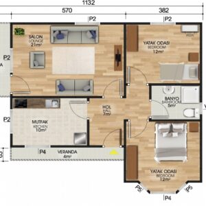 Alternative view of Kayseri Prefabrik 80 mt