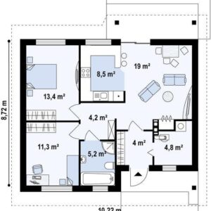 Alternative view of Kayseri Çelik Ev 90mt