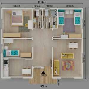 Alternative view of Kayseri Prefabrik 96 mt